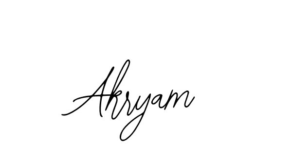 Create a beautiful signature design for name Akryam. With this signature (Bearetta-2O07w) fonts, you can make a handwritten signature for free. Akryam signature style 12 images and pictures png