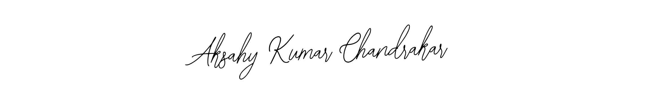 The best way (Bearetta-2O07w) to make a short signature is to pick only two or three words in your name. The name Aksahy Kumar Chandrakar include a total of six letters. For converting this name. Aksahy Kumar Chandrakar signature style 12 images and pictures png