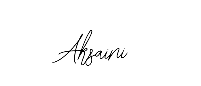 Make a beautiful signature design for name Aksaini. With this signature (Bearetta-2O07w) style, you can create a handwritten signature for free. Aksaini signature style 12 images and pictures png