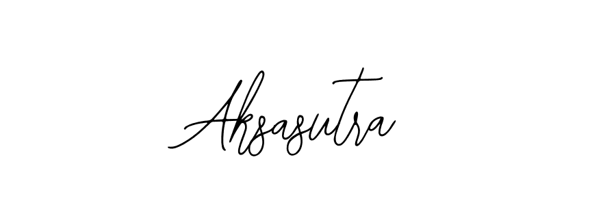 Design your own signature with our free online signature maker. With this signature software, you can create a handwritten (Bearetta-2O07w) signature for name Aksasutra. Aksasutra signature style 12 images and pictures png