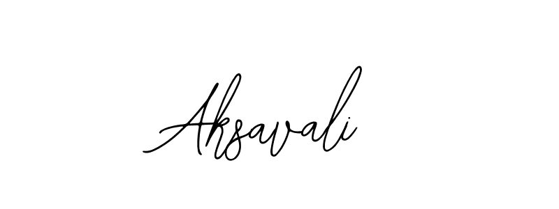 How to make Aksavali signature? Bearetta-2O07w is a professional autograph style. Create handwritten signature for Aksavali name. Aksavali signature style 12 images and pictures png