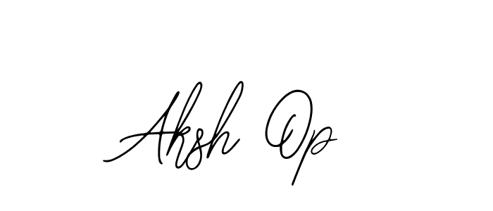 Similarly Bearetta-2O07w is the best handwritten signature design. Signature creator online .You can use it as an online autograph creator for name Aksh Op. Aksh Op signature style 12 images and pictures png