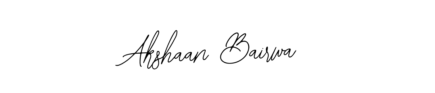 Use a signature maker to create a handwritten signature online. With this signature software, you can design (Bearetta-2O07w) your own signature for name Akshaan Bairwa. Akshaan Bairwa signature style 12 images and pictures png