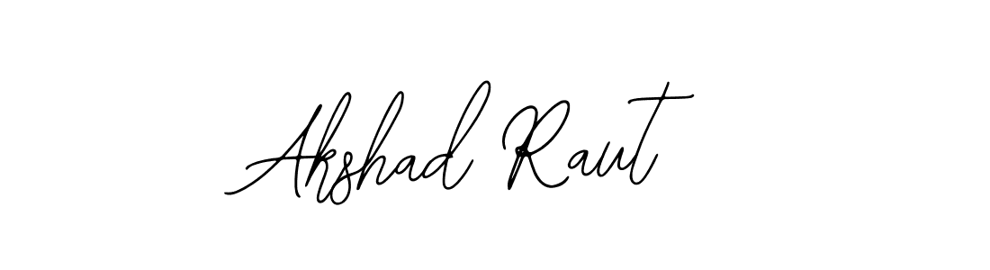 How to make Akshad Raut name signature. Use Bearetta-2O07w style for creating short signs online. This is the latest handwritten sign. Akshad Raut signature style 12 images and pictures png