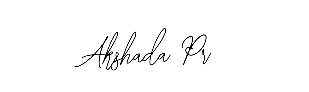 Similarly Bearetta-2O07w is the best handwritten signature design. Signature creator online .You can use it as an online autograph creator for name Akshada Pr. Akshada Pr signature style 12 images and pictures png