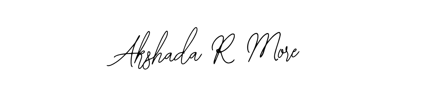 Also You can easily find your signature by using the search form. We will create Akshada R More name handwritten signature images for you free of cost using Bearetta-2O07w sign style. Akshada R More signature style 12 images and pictures png
