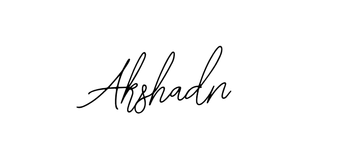 You can use this online signature creator to create a handwritten signature for the name Akshadn. This is the best online autograph maker. Akshadn signature style 12 images and pictures png