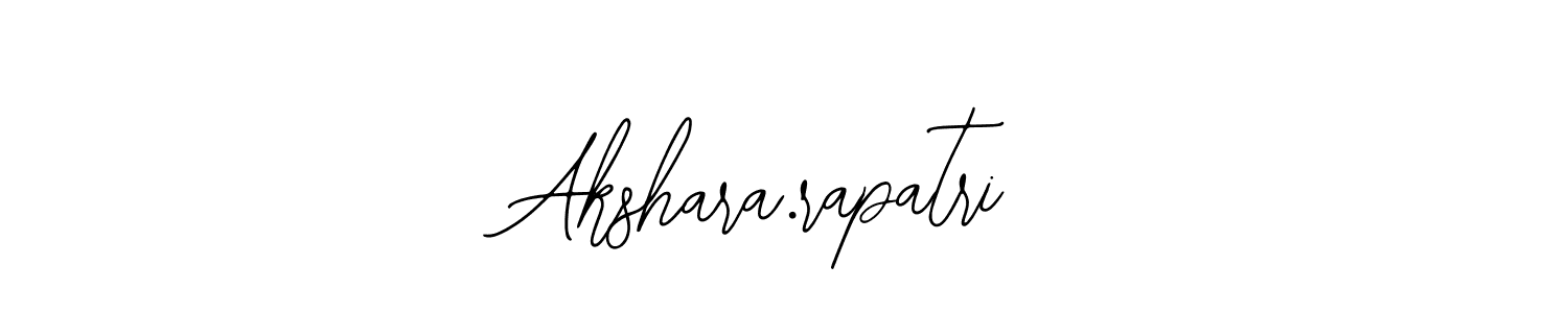Use a signature maker to create a handwritten signature online. With this signature software, you can design (Bearetta-2O07w) your own signature for name Akshara.rapatri. Akshara.rapatri signature style 12 images and pictures png