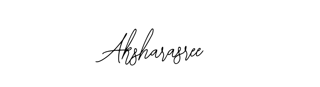 How to make Aksharasree name signature. Use Bearetta-2O07w style for creating short signs online. This is the latest handwritten sign. Aksharasree signature style 12 images and pictures png
