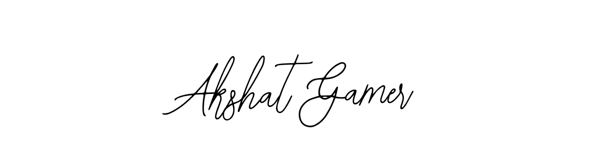 Also You can easily find your signature by using the search form. We will create Akshat Gamer name handwritten signature images for you free of cost using Bearetta-2O07w sign style. Akshat Gamer signature style 12 images and pictures png