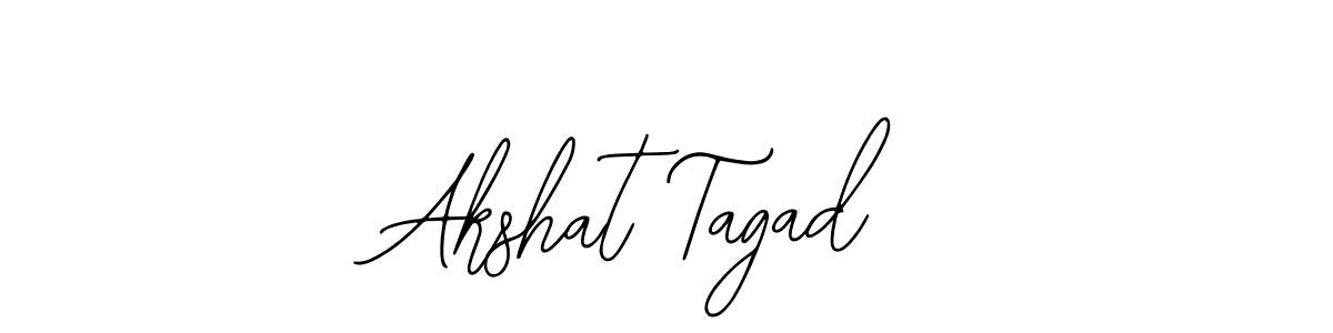 How to make Akshat Tagad signature? Bearetta-2O07w is a professional autograph style. Create handwritten signature for Akshat Tagad name. Akshat Tagad signature style 12 images and pictures png