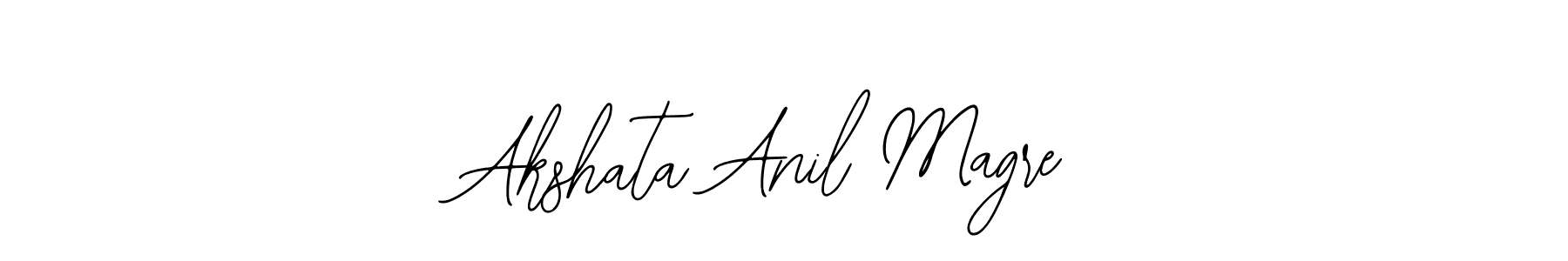 Use a signature maker to create a handwritten signature online. With this signature software, you can design (Bearetta-2O07w) your own signature for name Akshata Anil Magre. Akshata Anil Magre signature style 12 images and pictures png