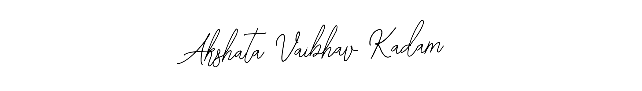 Akshata Vaibhav Kadam stylish signature style. Best Handwritten Sign (Bearetta-2O07w) for my name. Handwritten Signature Collection Ideas for my name Akshata Vaibhav Kadam. Akshata Vaibhav Kadam signature style 12 images and pictures png