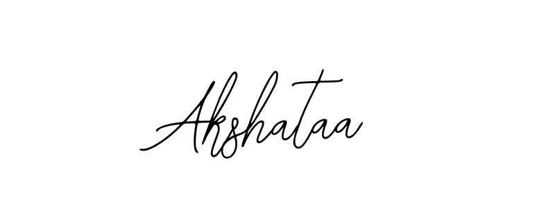 How to make Akshataa name signature. Use Bearetta-2O07w style for creating short signs online. This is the latest handwritten sign. Akshataa signature style 12 images and pictures png