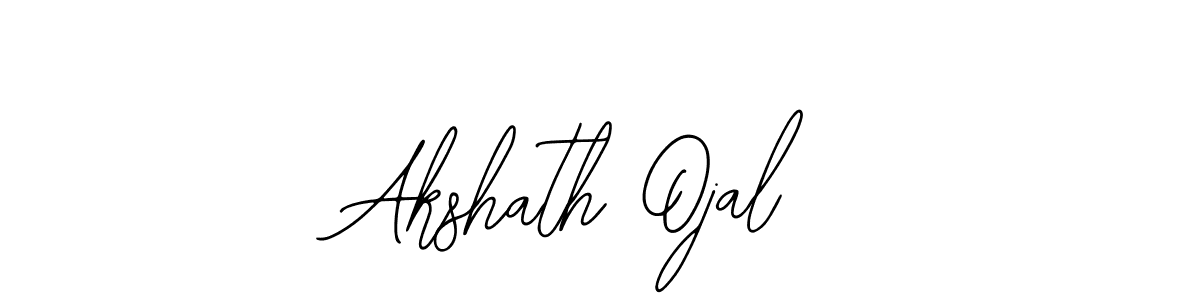 Also You can easily find your signature by using the search form. We will create Akshath Ojal name handwritten signature images for you free of cost using Bearetta-2O07w sign style. Akshath Ojal signature style 12 images and pictures png