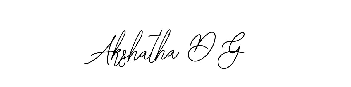 Create a beautiful signature design for name Akshatha D G. With this signature (Bearetta-2O07w) fonts, you can make a handwritten signature for free. Akshatha D G signature style 12 images and pictures png