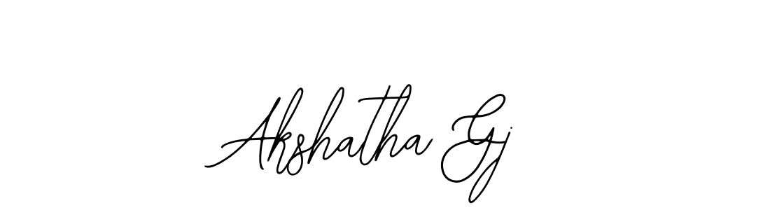 You can use this online signature creator to create a handwritten signature for the name Akshatha Gj. This is the best online autograph maker. Akshatha Gj signature style 12 images and pictures png