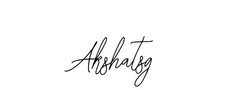 Also we have Akshatsg name is the best signature style. Create professional handwritten signature collection using Bearetta-2O07w autograph style. Akshatsg signature style 12 images and pictures png