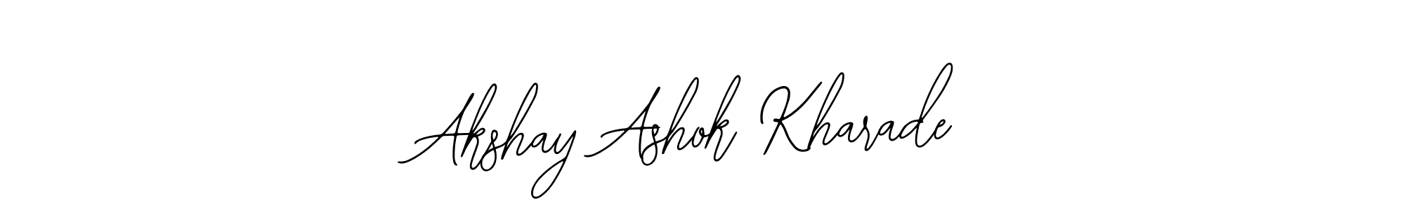 Use a signature maker to create a handwritten signature online. With this signature software, you can design (Bearetta-2O07w) your own signature for name Akshay Ashok Kharade. Akshay Ashok Kharade signature style 12 images and pictures png