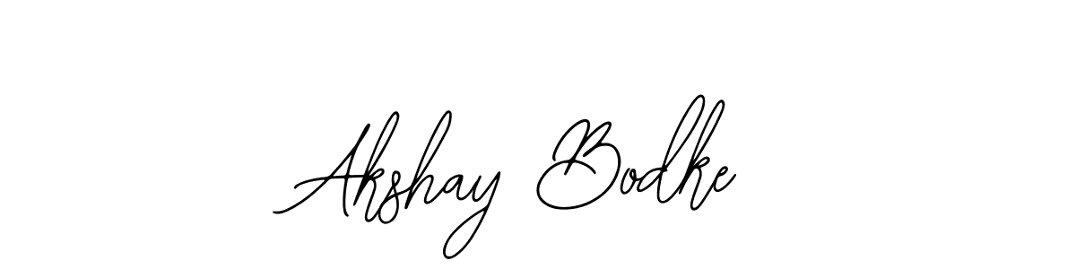 You should practise on your own different ways (Bearetta-2O07w) to write your name (Akshay Bodke) in signature. don't let someone else do it for you. Akshay Bodke signature style 12 images and pictures png