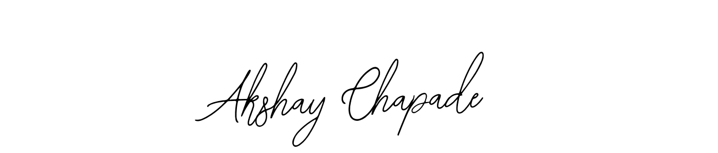 Design your own signature with our free online signature maker. With this signature software, you can create a handwritten (Bearetta-2O07w) signature for name Akshay Chapade. Akshay Chapade signature style 12 images and pictures png