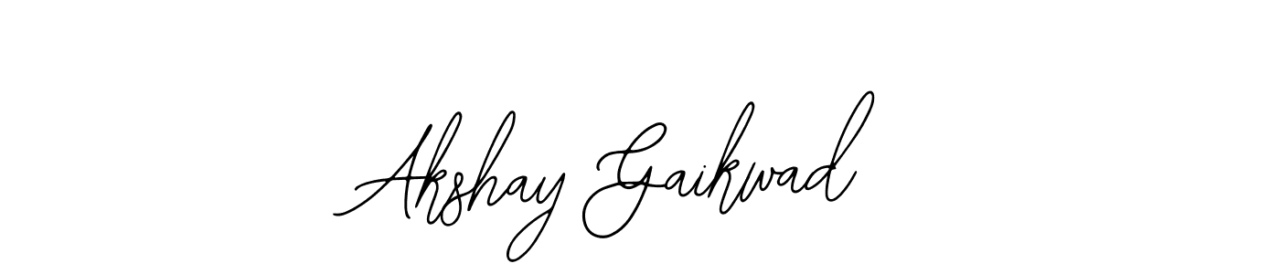 Similarly Bearetta-2O07w is the best handwritten signature design. Signature creator online .You can use it as an online autograph creator for name Akshay Gaikwad. Akshay Gaikwad signature style 12 images and pictures png