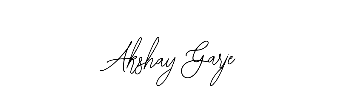 Design your own signature with our free online signature maker. With this signature software, you can create a handwritten (Bearetta-2O07w) signature for name Akshay Garje. Akshay Garje signature style 12 images and pictures png