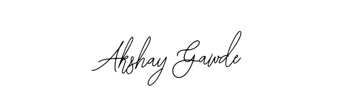 How to make Akshay Gawde signature? Bearetta-2O07w is a professional autograph style. Create handwritten signature for Akshay Gawde name. Akshay Gawde signature style 12 images and pictures png