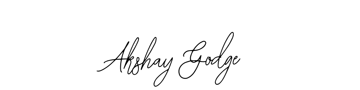 Design your own signature with our free online signature maker. With this signature software, you can create a handwritten (Bearetta-2O07w) signature for name Akshay Godge. Akshay Godge signature style 12 images and pictures png