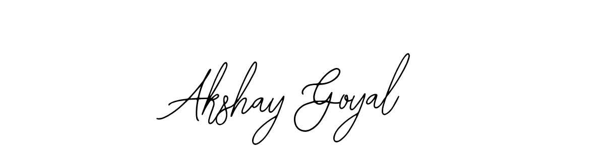 Also You can easily find your signature by using the search form. We will create Akshay Goyal name handwritten signature images for you free of cost using Bearetta-2O07w sign style. Akshay Goyal signature style 12 images and pictures png