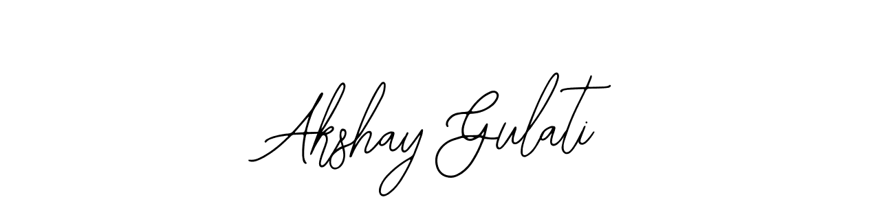 Design your own signature with our free online signature maker. With this signature software, you can create a handwritten (Bearetta-2O07w) signature for name Akshay Gulati. Akshay Gulati signature style 12 images and pictures png