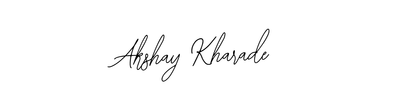 Akshay Kharade stylish signature style. Best Handwritten Sign (Bearetta-2O07w) for my name. Handwritten Signature Collection Ideas for my name Akshay Kharade. Akshay Kharade signature style 12 images and pictures png