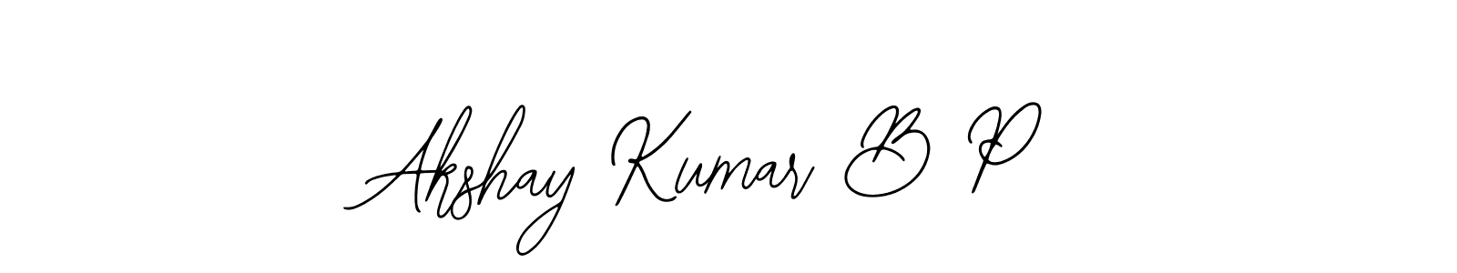 Also we have Akshay Kumar B P name is the best signature style. Create professional handwritten signature collection using Bearetta-2O07w autograph style. Akshay Kumar B P signature style 12 images and pictures png