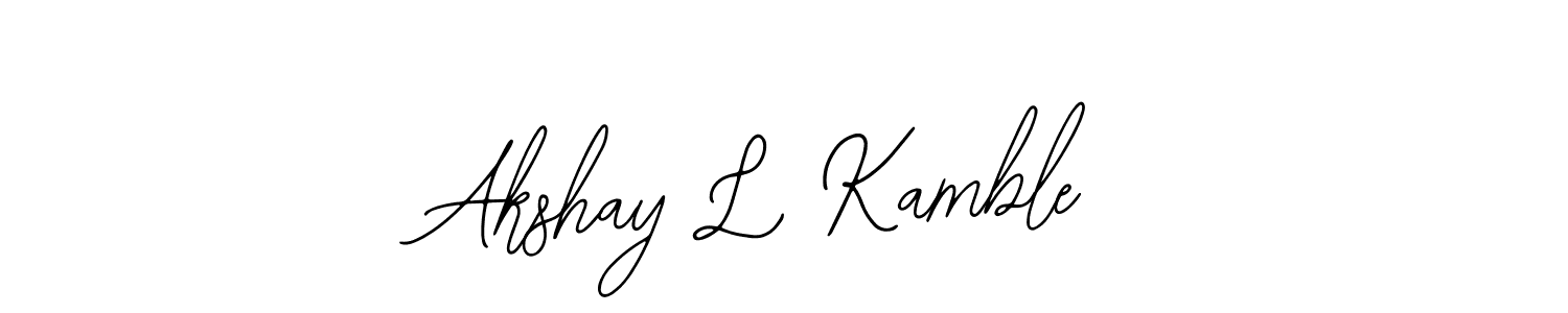 Make a beautiful signature design for name Akshay L Kamble. With this signature (Bearetta-2O07w) style, you can create a handwritten signature for free. Akshay L Kamble signature style 12 images and pictures png