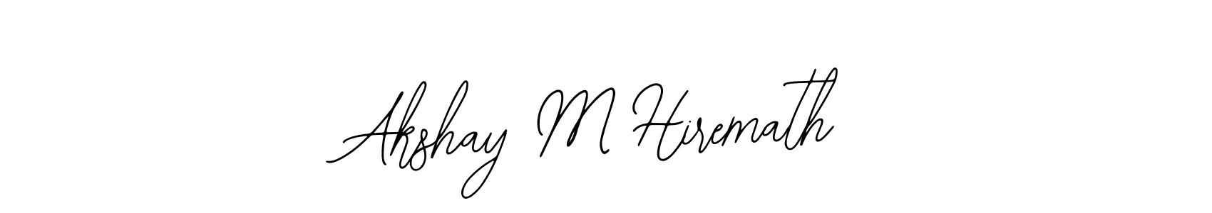 Best and Professional Signature Style for Akshay M Hiremath. Bearetta-2O07w Best Signature Style Collection. Akshay M Hiremath signature style 12 images and pictures png