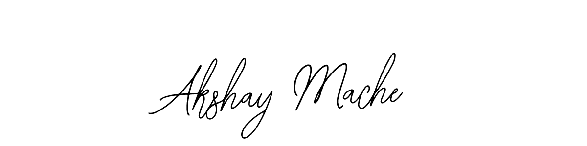 Design your own signature with our free online signature maker. With this signature software, you can create a handwritten (Bearetta-2O07w) signature for name Akshay Mache. Akshay Mache signature style 12 images and pictures png