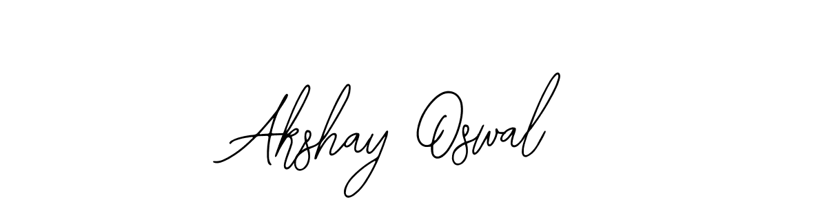 if you are searching for the best signature style for your name Akshay Oswal. so please give up your signature search. here we have designed multiple signature styles  using Bearetta-2O07w. Akshay Oswal signature style 12 images and pictures png