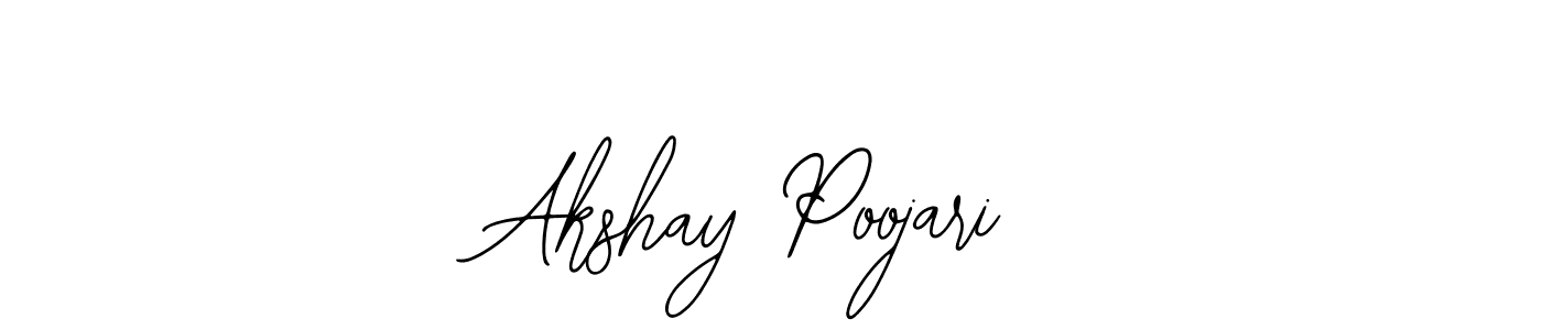 The best way (Bearetta-2O07w) to make a short signature is to pick only two or three words in your name. The name Akshay Poojari include a total of six letters. For converting this name. Akshay Poojari signature style 12 images and pictures png