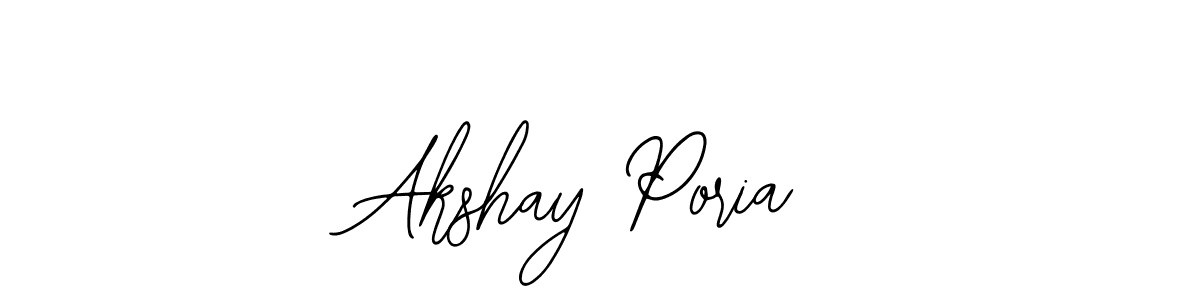 Make a beautiful signature design for name Akshay Poria. With this signature (Bearetta-2O07w) style, you can create a handwritten signature for free. Akshay Poria signature style 12 images and pictures png