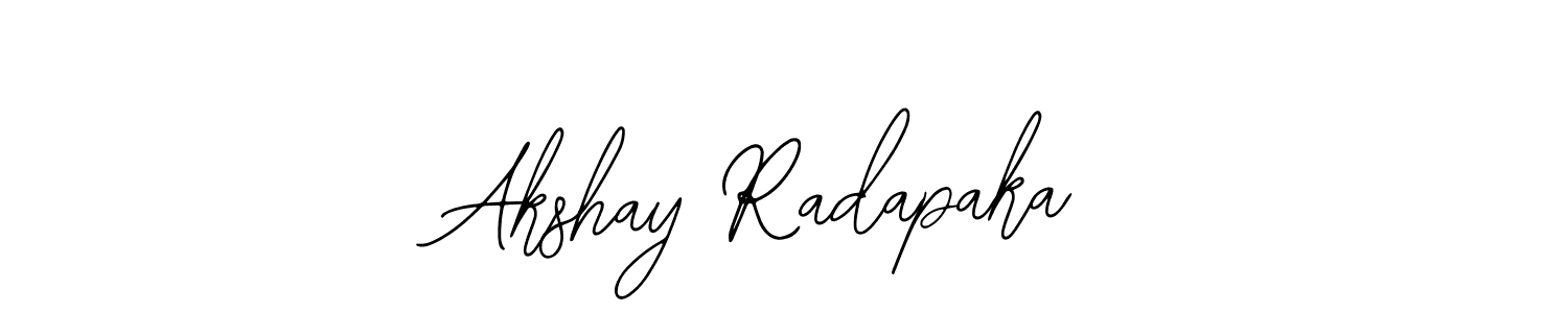 You should practise on your own different ways (Bearetta-2O07w) to write your name (Akshay Radapaka) in signature. don't let someone else do it for you. Akshay Radapaka signature style 12 images and pictures png