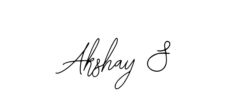 It looks lik you need a new signature style for name Akshay S. Design unique handwritten (Bearetta-2O07w) signature with our free signature maker in just a few clicks. Akshay S signature style 12 images and pictures png
