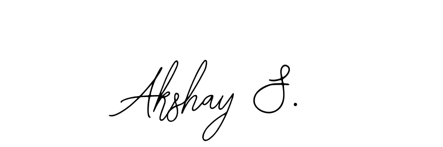 Once you've used our free online signature maker to create your best signature Bearetta-2O07w style, it's time to enjoy all of the benefits that Akshay S. name signing documents. Akshay S. signature style 12 images and pictures png