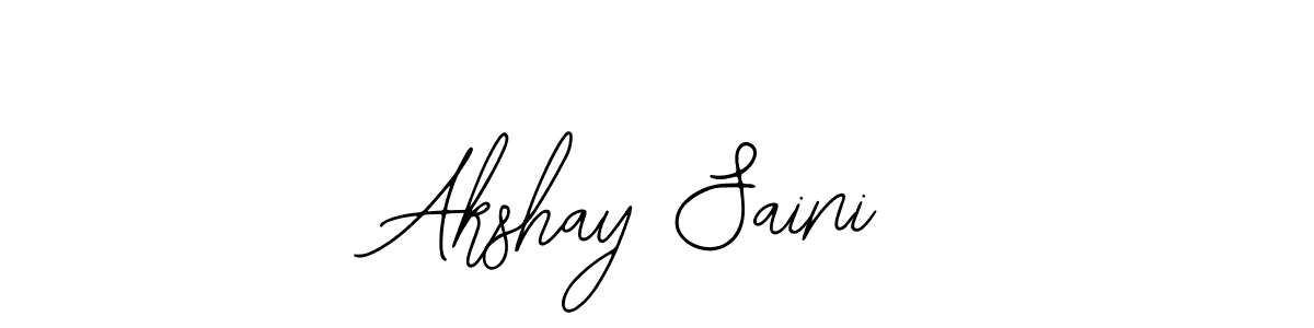 Similarly Bearetta-2O07w is the best handwritten signature design. Signature creator online .You can use it as an online autograph creator for name Akshay Saini. Akshay Saini signature style 12 images and pictures png