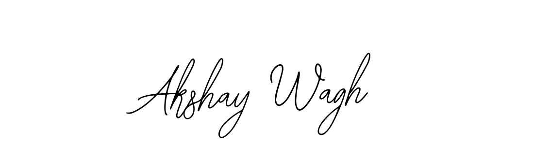 Use a signature maker to create a handwritten signature online. With this signature software, you can design (Bearetta-2O07w) your own signature for name Akshay Wagh. Akshay Wagh signature style 12 images and pictures png