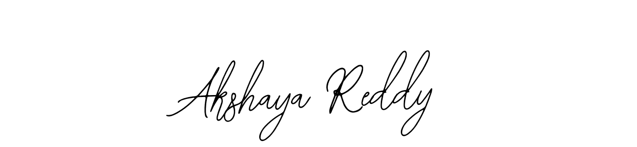 Use a signature maker to create a handwritten signature online. With this signature software, you can design (Bearetta-2O07w) your own signature for name Akshaya Reddy. Akshaya Reddy signature style 12 images and pictures png