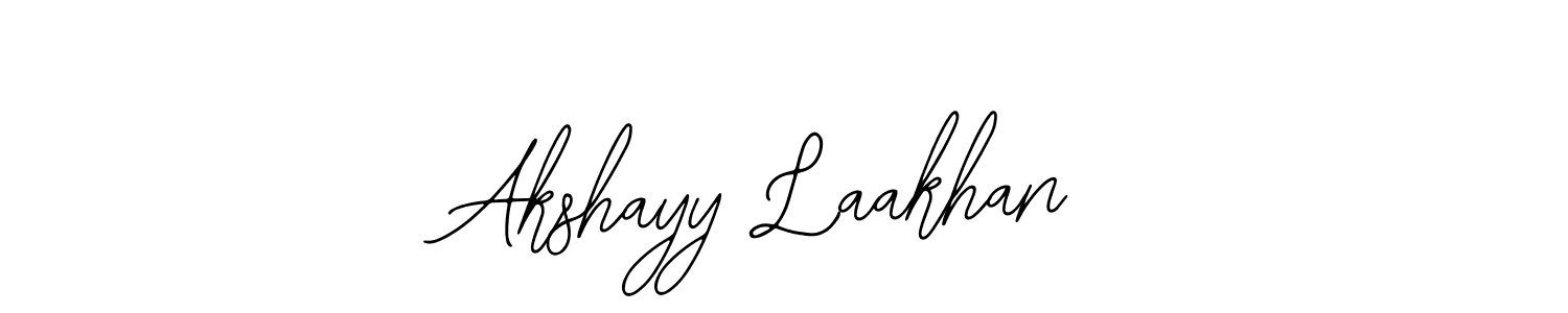 How to make Akshayy Laakhan name signature. Use Bearetta-2O07w style for creating short signs online. This is the latest handwritten sign. Akshayy Laakhan signature style 12 images and pictures png