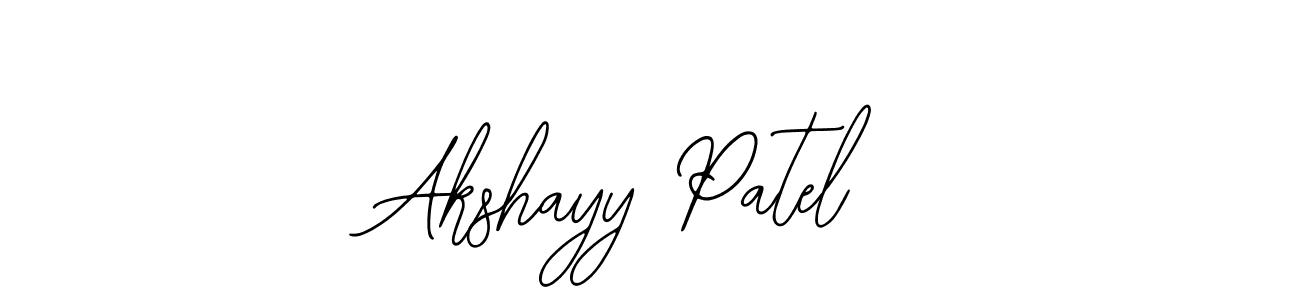 Akshayy Patel stylish signature style. Best Handwritten Sign (Bearetta-2O07w) for my name. Handwritten Signature Collection Ideas for my name Akshayy Patel. Akshayy Patel signature style 12 images and pictures png