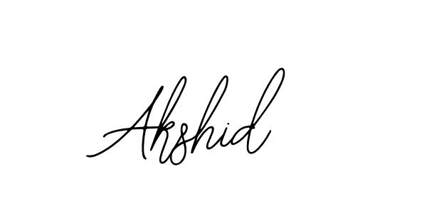 Make a beautiful signature design for name Akshid. Use this online signature maker to create a handwritten signature for free. Akshid signature style 12 images and pictures png