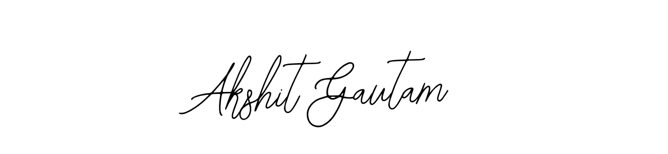 Make a beautiful signature design for name Akshit Gautam. With this signature (Bearetta-2O07w) style, you can create a handwritten signature for free. Akshit Gautam signature style 12 images and pictures png