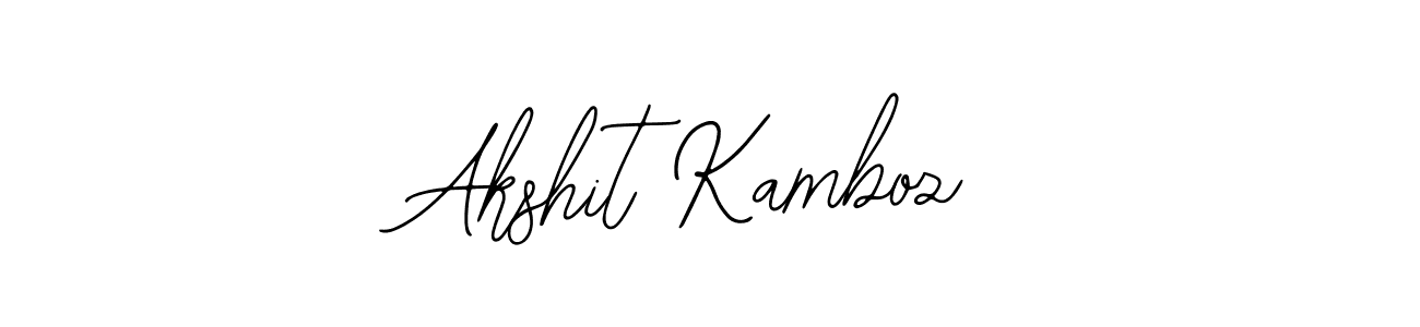 if you are searching for the best signature style for your name Akshit Kamboz. so please give up your signature search. here we have designed multiple signature styles  using Bearetta-2O07w. Akshit Kamboz signature style 12 images and pictures png